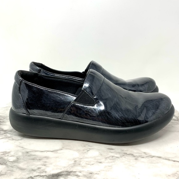 Alegria Elly Pewter Fields Comfort Loafer Clogs 38/8-8.5 Career Classic Comfy - Picture 2 of 16